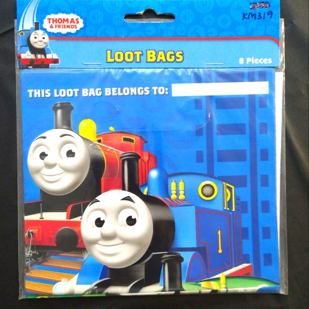 Thomas & Friends 8 pieces Loot Bags NWT
